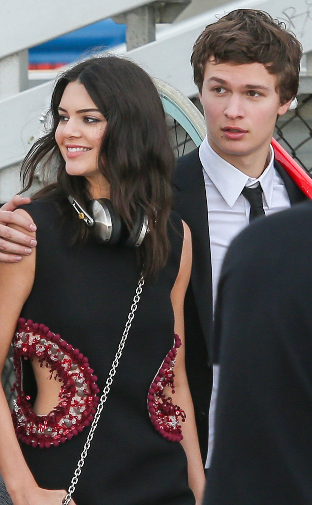 Kendall Jenner, Bella Hadid, Gigi Hadid, Ansel Elgort